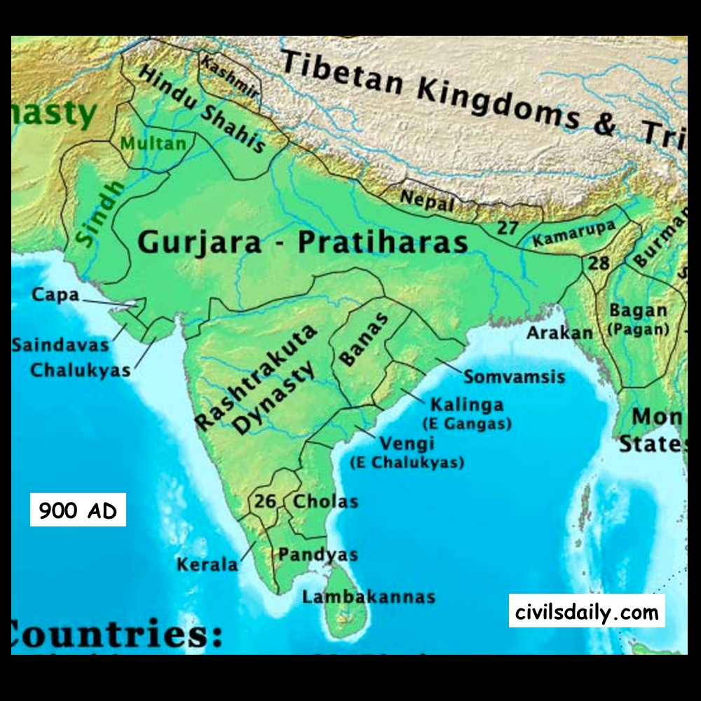 Chapter 9 | Post-Gupta Period II (750AD – 1000AD) – Civilsdaily