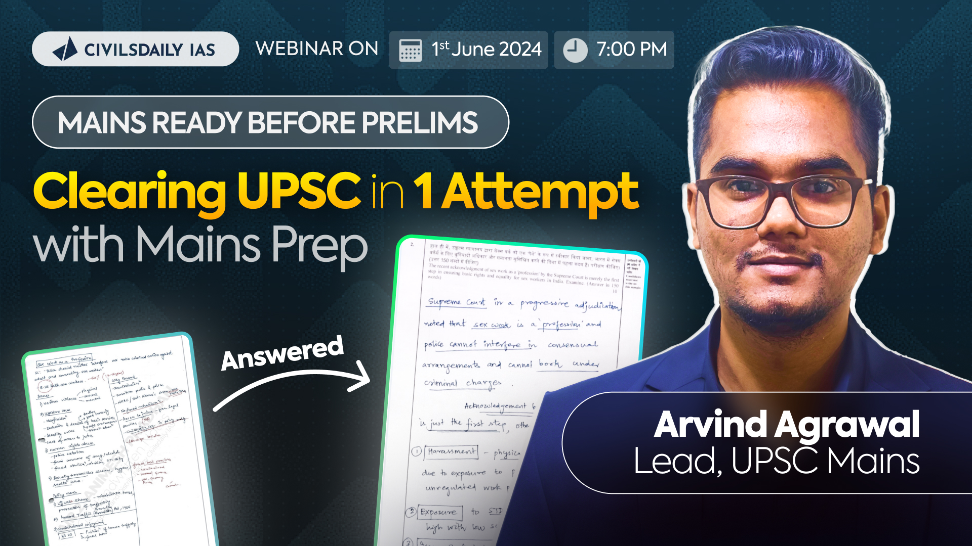 [UPSC Beginners Webinar ’25/26] Mains Ready before Prelims | Clear UPSC ...