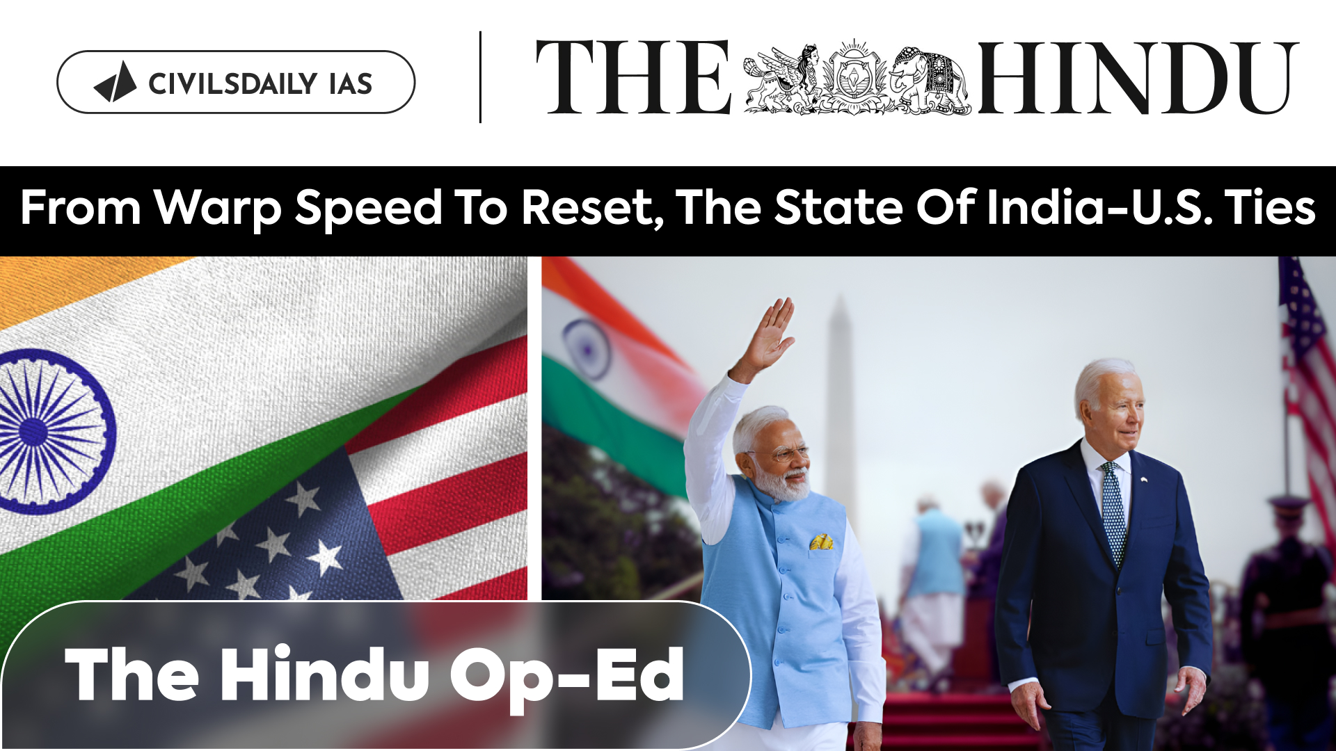 [11 June 2024] The Hindu Op-ed: From Warp Speed To Reset, The State Of ...