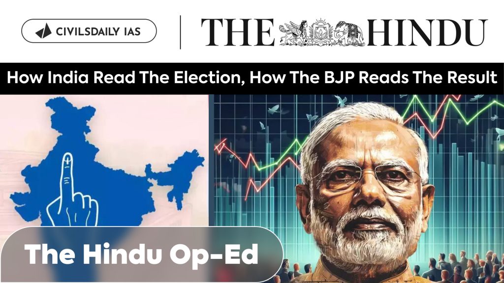 [5th June 2024] The Hindu Oped Election results 2024 How India read