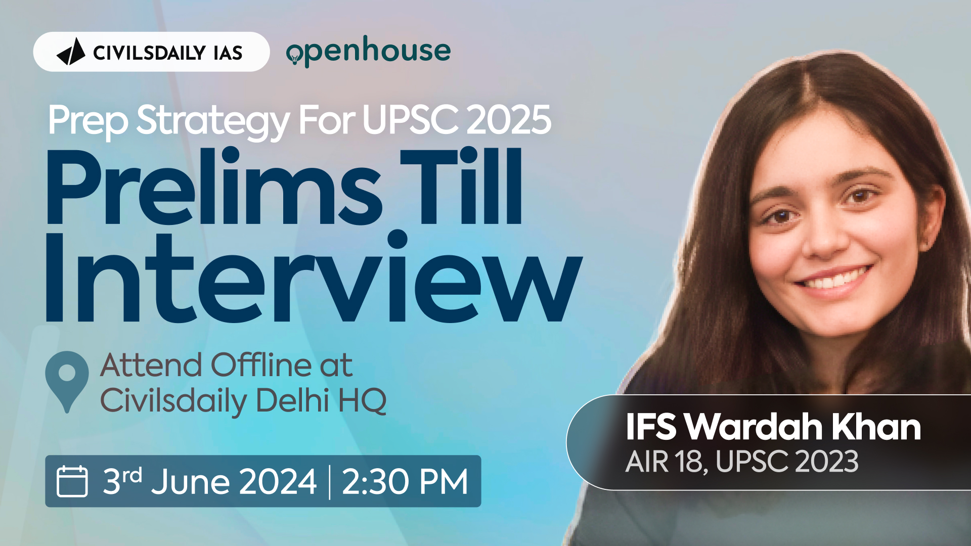 [UPSC Topper Open House ’25/26] Prep Strategy for UPSC 2025 – Prelims ...